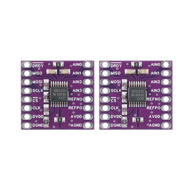 ADS1120 ADS1220 Analog-to-digital Module ADC/SPI/low Power/16bit 24bit Analog-to-digital Converter Module