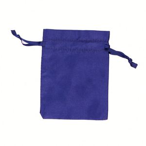 Sacs en satin de haute qualité avec cordon de serrage pour emballage de bijoux, perruques et mèches de cheveux, avec logo personnalisé, sacs anti-poussière en satin sur mesure - Product Image 2