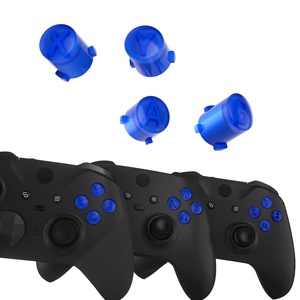 EXtremeRate Bleu et Transparent avec Symboles Classiques Boutons d'Action ABXY pour Manette Xbox Series X S - Product Image 2