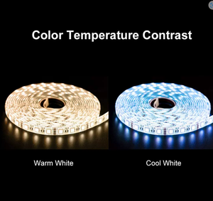 Tira de LED flexible SMD5050 de 5 metros, 60 LED por metro, DC12V/24V para iluminación decorativa debajo del gabinete - Product Image 6