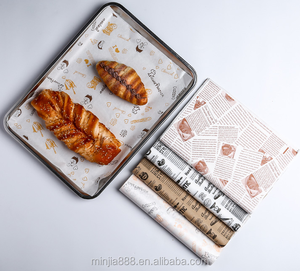 Papel de barbacoa a prueba de grasa, diseño personalizado directo de fábrica, letras <span class=keywords><strong>en</strong></span> inglés, periódico para embalaje de alimentos - Product Image 6
