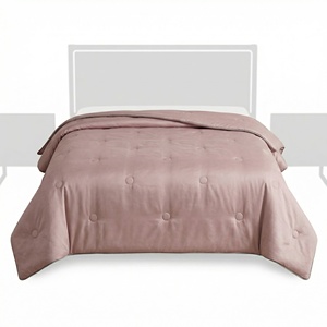 ผ้าห่มฤดูร้อนน้ำหนักเบาสำหรับโรงแรมเชิงพาณิชย์ สีเงินเทา ซักได้ ให้ความเย็นสบาย เหมาะสำหรับรีสอร์ทระดับพรีเมียมและห้องพัก - Product Image 1