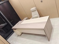 Bureau de direction convertible haut de gamme moderne pour PDG, mobilier de bureau de patron, table de direction