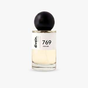 Divain 769 For Her Eau De Parfum, Fragranza al Muschio, Profumo Femminile Primaverile a Intensità Moderata, Formato da Viaggio - Product Image 1