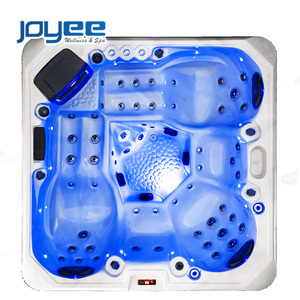 Copertura per Vasca Idromassaggio da Esterno JOYEE, <span class=keywords><strong>Jacuzzi</strong></span> per <span class=keywords><strong>5</strong></span> Persone, Spa Villa Country Moderna, Progetto OEM ODM, Produttore di Sistemi di Massaggio ad Acqua - Product Image 4
