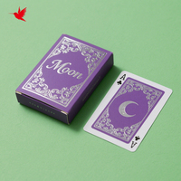Cartes de poker personnalisées en plastique, imperméables, avec logo imprimé sur mesure, jeu de cartes à jouer avec boîte d'emballage personnalisée