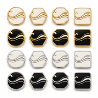 Bouton APEX Kandura Jubba, bouton-pression en métal Zamak plaqué sur mesure, fabricant de boutons, logo de marque OEM ODM, bouton-pression décoratif à languette