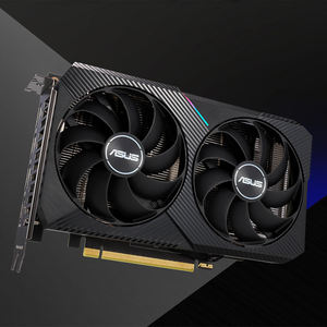 ASUS DUAL GeForce RTX <span class=keywords><strong>3060</strong></span> Ti <span class=keywords><strong>V2</strong></span> MINI OC Edition ITX Tarjeta gráfica para juegos usada con GDDR6 Soporte de memoria de 256 bits OverClock - Product Image 6