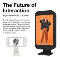 Портативный 21,5-32-дюймовый 3D голографический дисплей Holobox для коммерческой рекламы с прозрачным экраном