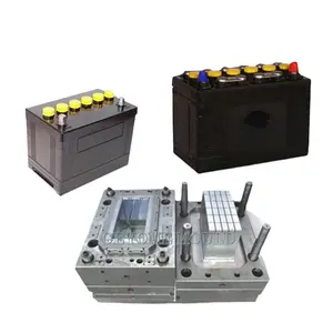 Plastic Auto parts Car battery container box mould