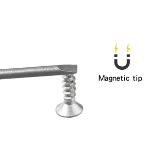 Embout de tournevis magnétique à tête plate de 100 mm de long, 3 mm, tige hexagonale de 1/4 pouce, acier S2 <span class=keywords><strong>pour</strong></span> visseuses à percussion, aimant puissant - Product Image 5