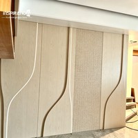 Panneau mural en MDF 3D gaufré de qualité supérieure, panneau sculpté artistique pour fond de salon, vente en gros d'usine, panneaux d'exportation