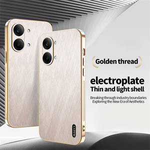 Étui de protection élégant en cuir électroplaqué Lichicase Premium pour vivo S60 T5 Pro IQOO 15T avec protection d'objectif - Product Image 6