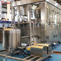 Hotselling automatische dranken- en waterafvulmachine voor 500ml-2L PET-flessen, 15000 BPH, hoge productiviteit, sap productielijn