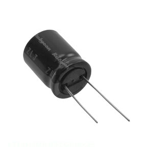 ตัวเก็บประจุ560 uF รูผ่านรูผ่านช่อง63YXH560MEFCGC16X25สารส้ม560 uF 20% 63V - Product Image 1