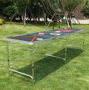 High Quality <b>Outdoor</b> MDF Board 8ft Aluminum <b>Folding</b> <b>Table</b> with logo - Product Image 2