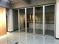 Cloison amovible moderne en aluminium haut de gamme à prix abordable pour hôtels, restaurants, salles privées, salles de banquet et bureaux