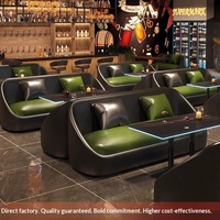 Table et chaise combinées en bois massif pour 1-2 personnes, design moderne, pour restaurant commercial, café, salon de bar, utilisation en centre commercial
