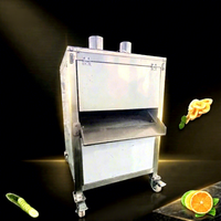 Industriële CE-gecertificeerde drukvorksnijmachine voor fruit en groenten, geschikt voor banaan, aardappel, ananas, citroen, ui en wortel.