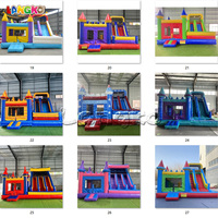 Château gonflable de qualité commerciale, très populaire, équipement de location pour fêtes d'enfants, Hupfburg avec souffleur d'air