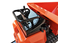 Chuangxin 2026 Meilleure vente Mini camion benne diesel portable 600 kg Chargeur de chantier avec roulement à chenilles, pompe et composants PLC