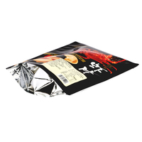 Pochette debout de qualité alimentaire en plastique laminé imprimé sur mesure pour collation et emballage de croustilles Sac d'emballage de croustilles de crevettes