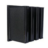 Filtro de Aire HVAC Industrial con Carbón Activado en Forma de V, Estructura de Panal, Elimina Formaldehído y Malos Olores, OEM Disponible