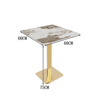 Table de restaurant personnalisée pour café, restaurant, boutique, mobilier de restaurant, table à manger, table de café