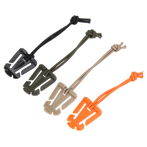 Tactical Molle Webbing Clips with Elastic Rope - <b>Backpack</b> <b>Accessories</b> for EDC Gear Management - Product Image 1
