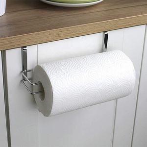 Hot Sale Kitchen Tissue Holder Hanging Bathroom Toilet Roll Paper Holder Towel Rack Kitchen Cabinet Door Hook Holder