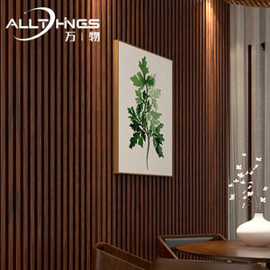 พื้นหลังตะแกรงร่องพร้อมตะแกรงสามชั้น,แผ่นปูผนังลายไม้ Wpc <span class=keywords><strong>Tv</strong></span> 3d กระดานตกแต่งผนัง - Product Image 1