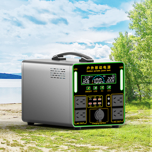 Batterie portable d'extérieur 200W 300W 500W 600W 1600W, stockage d'énergie portable, grande capacité, batterie au lithium, camping, voyage, voiture, urgence - Product Image 1