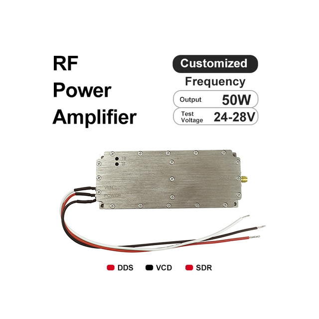 Isolator Protected GaN RF Amplifier, 50W 5-7GHz Narrowband Module GaN 5.2G 5.8G 50W RF Amplifier Module