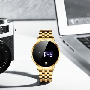Montre sport étanche REWARD RD51001M, boîtier en alliage d'acier inoxydable, cadran analogique à aiguilles, style simple et luxueux - Product Image 1