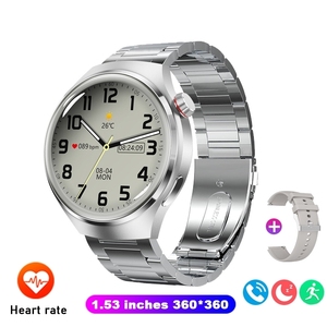 Smartwatch Sportivo da Uomo con Grande Schermo HD Rotondo, Chiamate BT, Altimetro, Impermeabile IP67, in Acciaio Inossidabile, Smart <span class=keywords><strong>Watch</strong></span> <span class=keywords><strong>4</strong></span> <span class=keywords><strong>PRO</strong></span> - Product Image 3