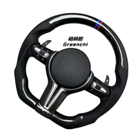 Volant sport en cuir et fibre de carbone pour BMW F10 F30 E46 E60 F15 F90 F80 G20 G30 M3 M4 M5, pièces automobiles sans airbags