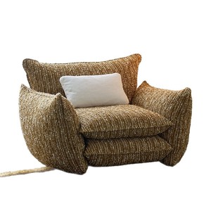 Sillón Individual Acolchado, Estilo Retro Minimalista 2026, Cómodo para Espacios Pequeños - Product Image 1