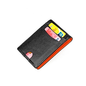 <span class=keywords><strong>Amazon</strong></span> Offre Spéciale Mens Slim En Cuir Véritable Portefeuille Avec de l'argent Clip RFID BLOCAGE Pliante Titulaire de la <span class=keywords><strong>Carte</strong></span> de Crédit Pour hommes - Product Image 4