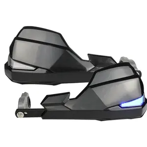 Precio de fábrica RTS Manillar Protector de mano Motocicleta LED Guardamanos con luz de señal de giro para bicicletas