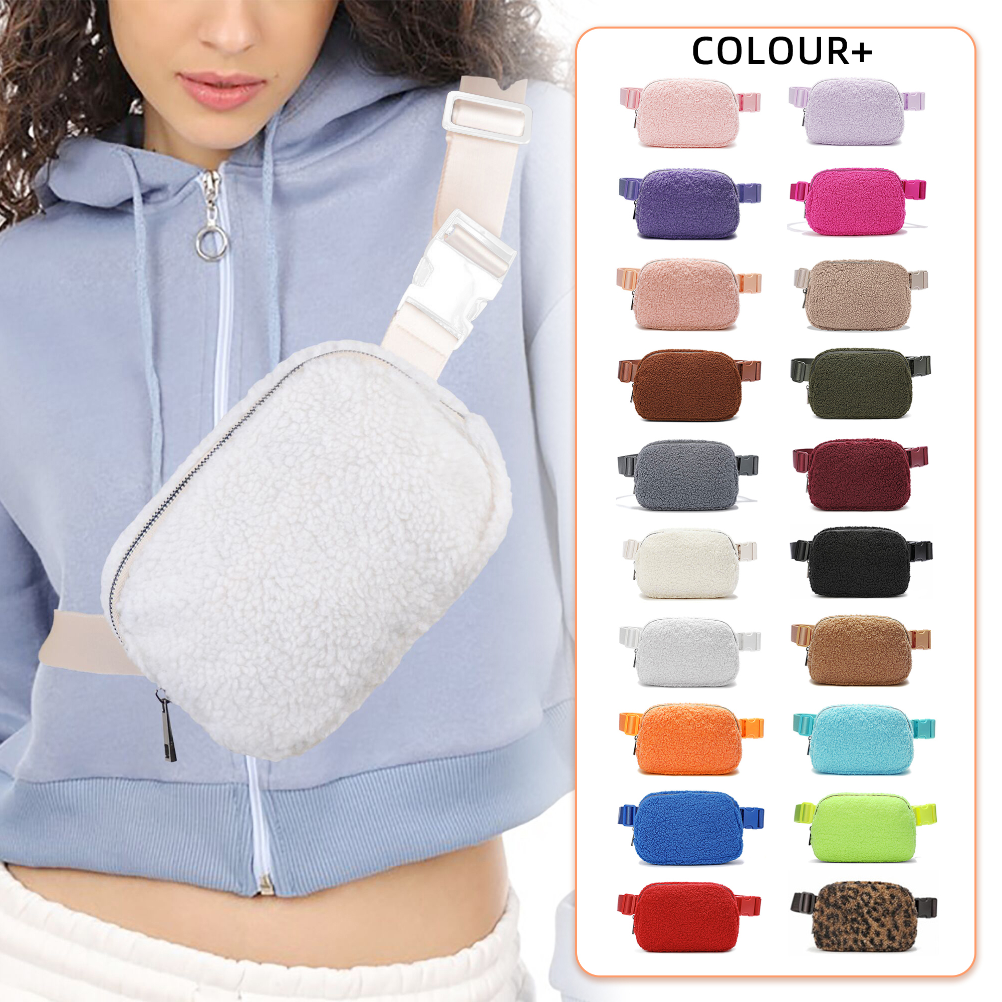 Unisex Everywhere Mini Fleece Belt