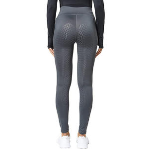 Pour cross-border siège complet Silicone antidérapant respirant équestre <span class=keywords><strong>pantalon</strong></span> d'équitation femmes Stretch taille haute fermeture éclair mouche ventre - Product Image 4