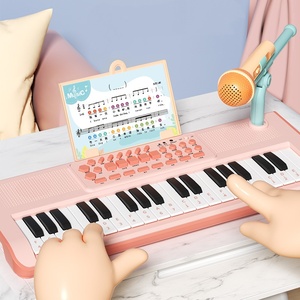 Wholesale Children Education 37-Key <b>Electronic</b> <b>Keyboard</b> Toys Piano Musical Instruments Toys With Microphone for Kids - Product Image 3
