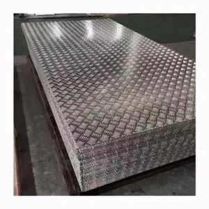 High Quality Aluminum Chequered Sheet 6061 6063 7075 6082 Embossed Aluminum Checkered Plate