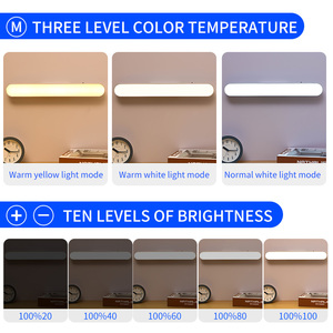 1200mA LED Rechargeable 32cm Lumière Lampe De Bureau Lecture Protection Des Yeux Lampe De Table Magnétique Armoire Armoire Lumière - Product Image 5
