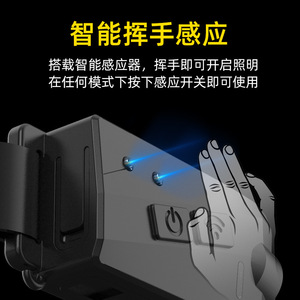 Linterna Frontal con Interruptor, Recargable por USB, Doble Fuente de Luz LED, para Camping, Senderismo, Correr al Aire Libre - Product Image 5