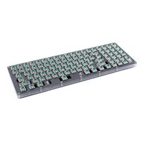 Huanhuawei — Kit de clavier mécanique CNC entièrement Programmable, avec cadre acrylique, stabilisateur de PCB, Kit de bricolage