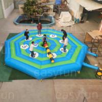 Location de jeux gonflables pour enfants et adultes : Wipeout Bicycle Sweeper avec jeu Bouncer Eliminator