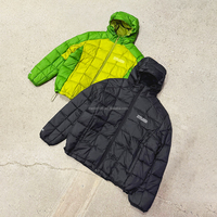 Vêtements d'hiver, veste en duvet personnalisée, veste zippée unisexe, ultra légère, en duvet de canard et d'oie, logo brodé, veste matelassée à bulles pour homme