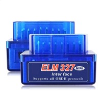 Double PCB Super Mini ELM327 OBD2 Bluetooth-Compatible V1.5 PIC18F25K80 Android IOS WIFI ELM 327 V2.1 OBD Car Diagnostic Scanner