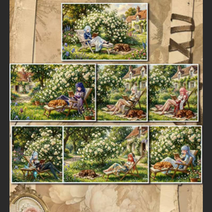 Tablero de Arte con Estilo de Pintura Mundialmente Famosa, Impresión a Todo Color, Personalizable, Decoración de Escritorio con Personajes de Anime, Juego de Mesa - Product Image 4